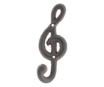 Stenski obešalnik iz rjavega železa 6 cm x 5 cm x 17 h
