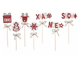 Set od 7 božićnih ukrasa 27 cm