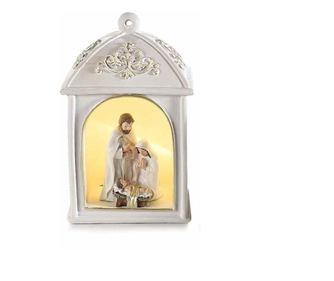 Decoratiune Nasterea Domnului felinar 7x6x11.5 cm