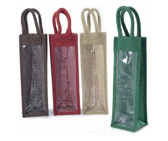 Set 4 držal za steklenice 11x11x46 cm
