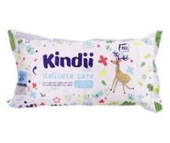 Servetele umede Kindii Baby Delicate Care, 60 buc.