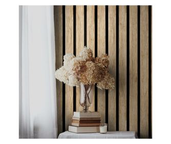 Tapet LAMELE DE LEMN Imitatie SCANDURA 3D 53cm x 300cm
