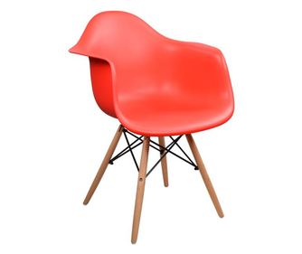 Стол Алеа ууд Р - червен