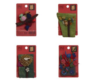 Set 4 martisoare brose handmade, PAMI,MVU-9