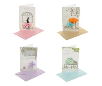 Set 4 felicitari, PAMI,FEL-B2, 17.5x11 cm