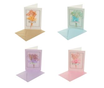 Set 4 felicitari, PAMI, FEL-B3, 17.5x11 cm
