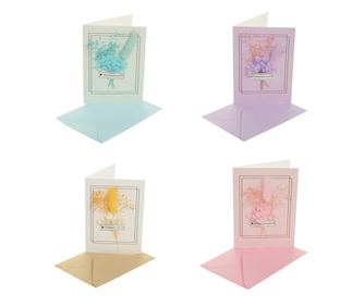 Set 4 felicitari, PAMI,FEL-B1, 17.5x11 cm