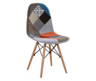 Scaun dining Cosy cu tesatura Patchwork, 43x50x86 cm