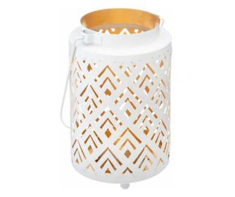 Suport lumanare tip felinar modern 8,5x13,5 cm - Romb