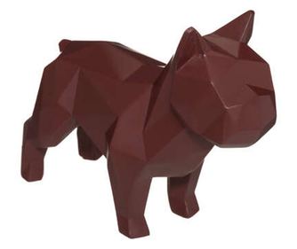 Decoratiune caine origami polirasina 24.5x10.5x18.5 cm -