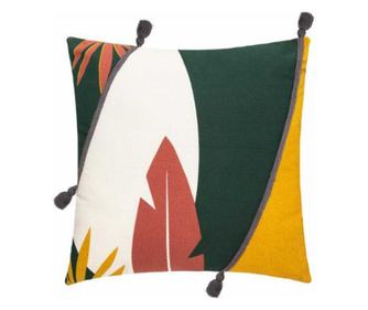 Perna print musa 40x40 cm - Verde