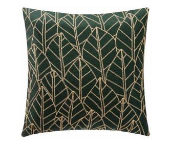 Perna verde brodata 40x40