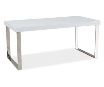 Masa de cafea alba rosa – l 100 x l 50 x h 45 cm