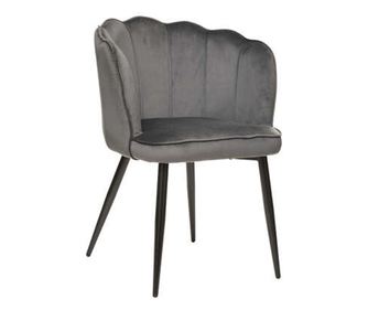 Fotoliu gri catifea isora 61x58xh79