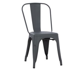 Метален стол Мелита в черен мат 43x50x82 см.