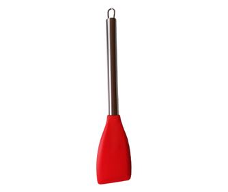 Spatula din metal cu silicon, Rosu, 30 cm, 322COF