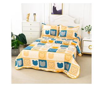 SET CUVERTURA PAT DUBLU + 2 FETE DE PERNA, MOTIVE ANIMATE, XS-5  220x180