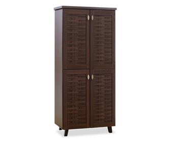 Шкаф за 24 чифта обувки, орех 78x40x170,5 см