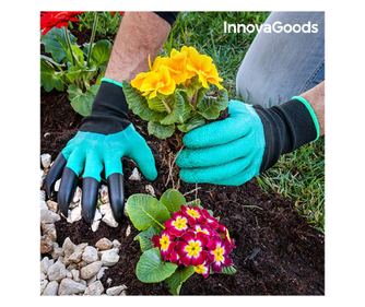 Градинарски Ръкавици с Нокти за Разкопаване InnovaGoods