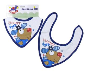 Bavetica bebelusi tip bandana model catel Rock A Bye Baby