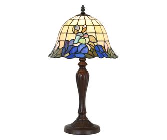 Διακοσμητικό φωτιστικό Tiffany Style Γυαλί Πολυρεσίνη 29x53 εκ.