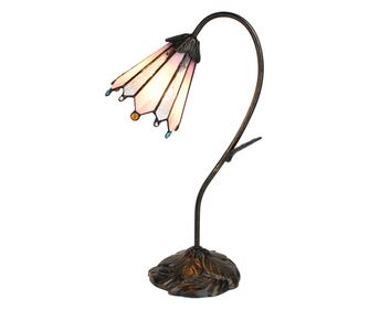 Ukrasna svjetiljka Tiffany Style, staklo i polirezin, 30x17x48 cm