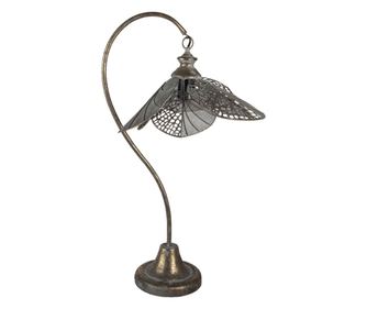 Zlatna metalna stolna svjetiljka 38x31x72 cm