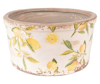 Set od 2 keramičke posude za cvijeće Lemon 16x9 cm