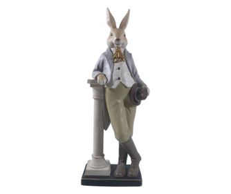 Figurica Uskrsnog zeca od poliresina 17x9x46 cm