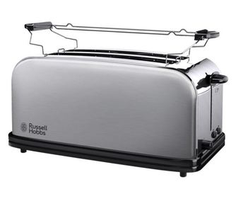 Тостер Russell Hobbs Adventure 23610-56, 1600 W, За 4 филийки, 6 степени, Perfect Toast система за равномерно изпичане, Затоплян