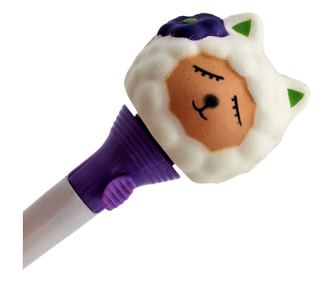 Smiješna ljubičasta ovčica iz kolekcije životinjica