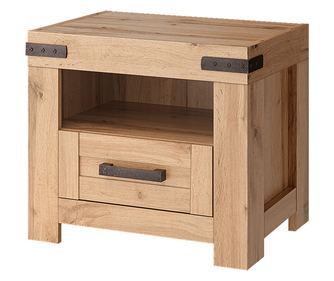 DTD wotan tölgy éjjeliszekrény Moratiz 57,8x40,1x51 cm