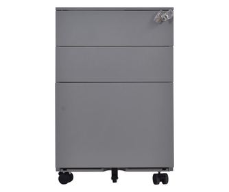 Метален шкаф Ε6009.1 тъмно сив цвят