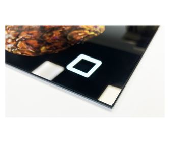 Стъклена картина, Water Flower, 70x100cm