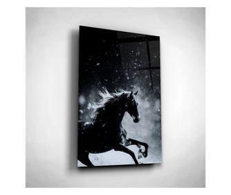 Staklena slika, Winter Horse, 50x70cm