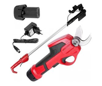 Strend Pro električne škare za vrt s baterijom 1.5 Ah, punjačem 7.2 V i teleskopskom ručkom