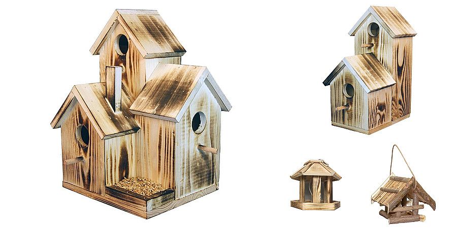 Къщички и хранилки за птици