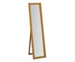 Подово огледало с рамка от кафяв дъб Aida 38x149,5 см
