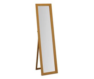 Подово огледало с рамка от кафяв дъб Aida 38x149,5 см