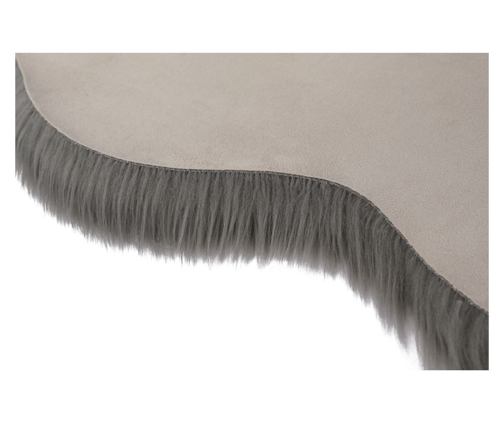 Tepih od umjetnog krzna Ebony Grey, 90x60 cm - 6