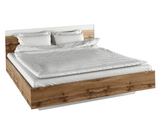 Gabriela krevet od mdf-a bijeli wotan hrast 163,6x203,2x90 cm