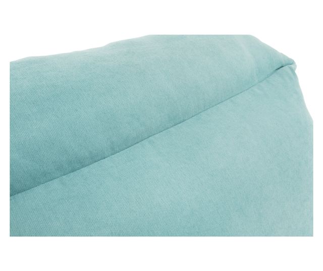 Зелен ментов платнен фотьойл Zander с поставка за крака 82x83x99 см