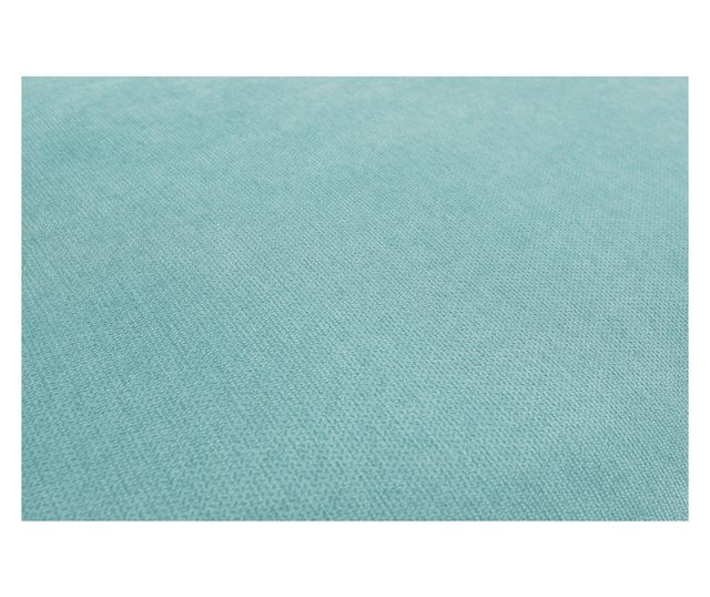 Зелен ментов платнен фотьойл Zander с поставка за крака 82x83x99 см