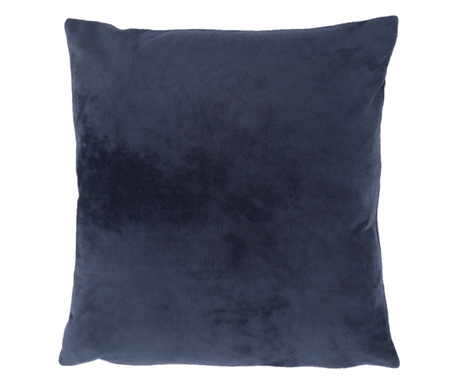 Temno modra žametna okrasna blazina Alita 45x45 cm