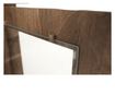 Vitrina mdf maro stejar lefkas Vilar 125x42x158 cm