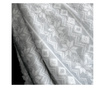 Marita šedá bílá textilní deka 150x200 cm