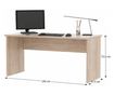 Set mobilier birou natur stejar sonoma alb Johan 150x67.5x73.5 cm