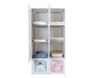 Modularni dječji ormar sivi Atrey 74x37x148 cm