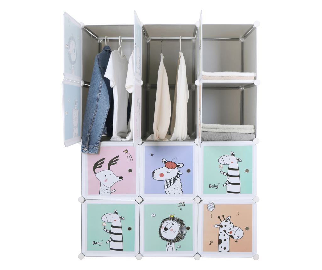 Hakon Modularni Ormar za Djecu 111x47x147 cm - 5