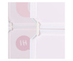 Детски модулен гардероб Nurmi розов 111x47x147 см